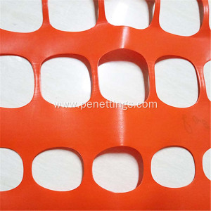 construction site orange barrier safety fence netting